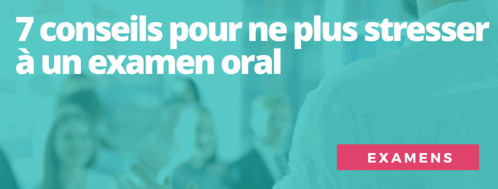7 conseils pour ne plus stresser à un examen oral